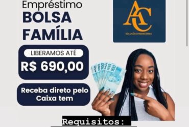 Empréstimo bolsa família e antecipação de saque aniversário FGTS