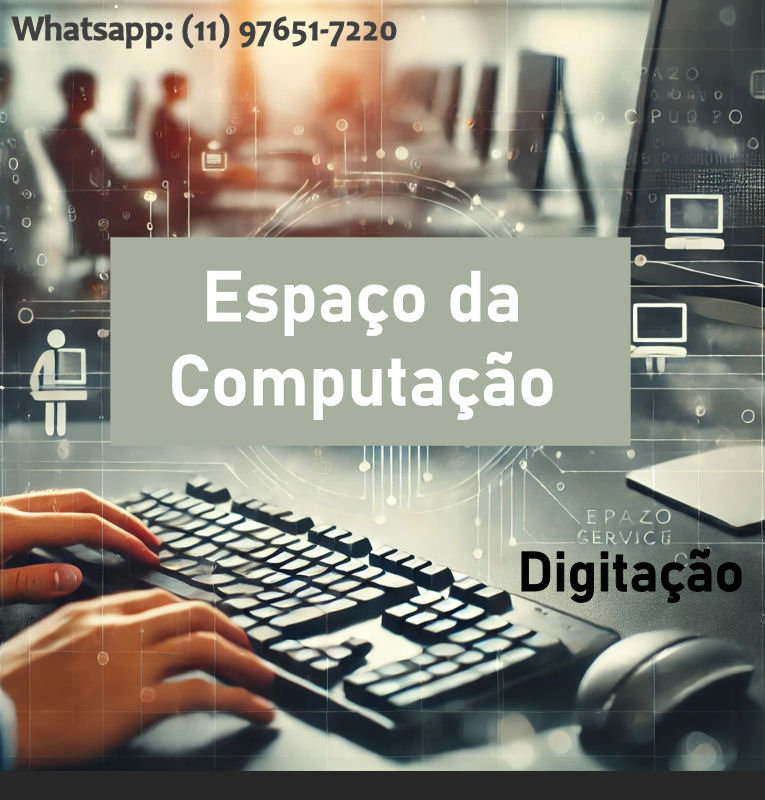 Realizamos serviços de digitação em geral, formatações e muitos outros para todo o Brasil