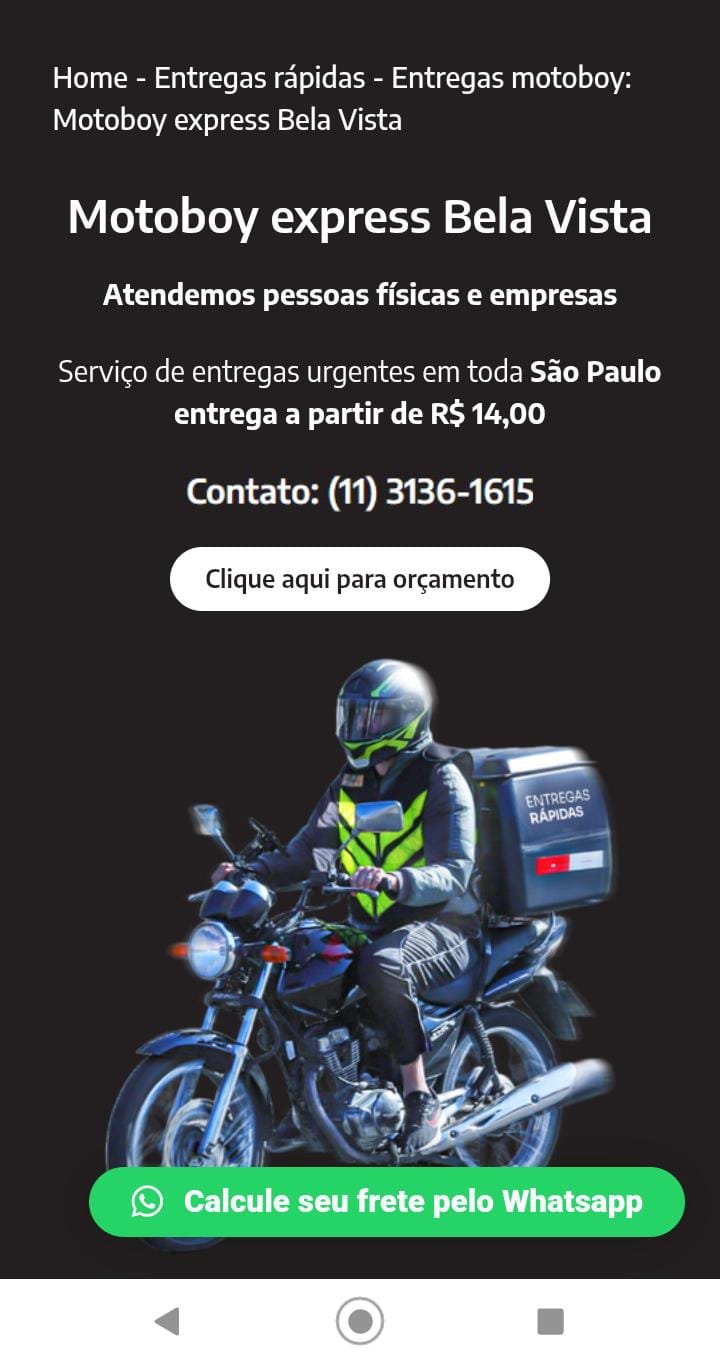 Motoboy Entregas Rapidas