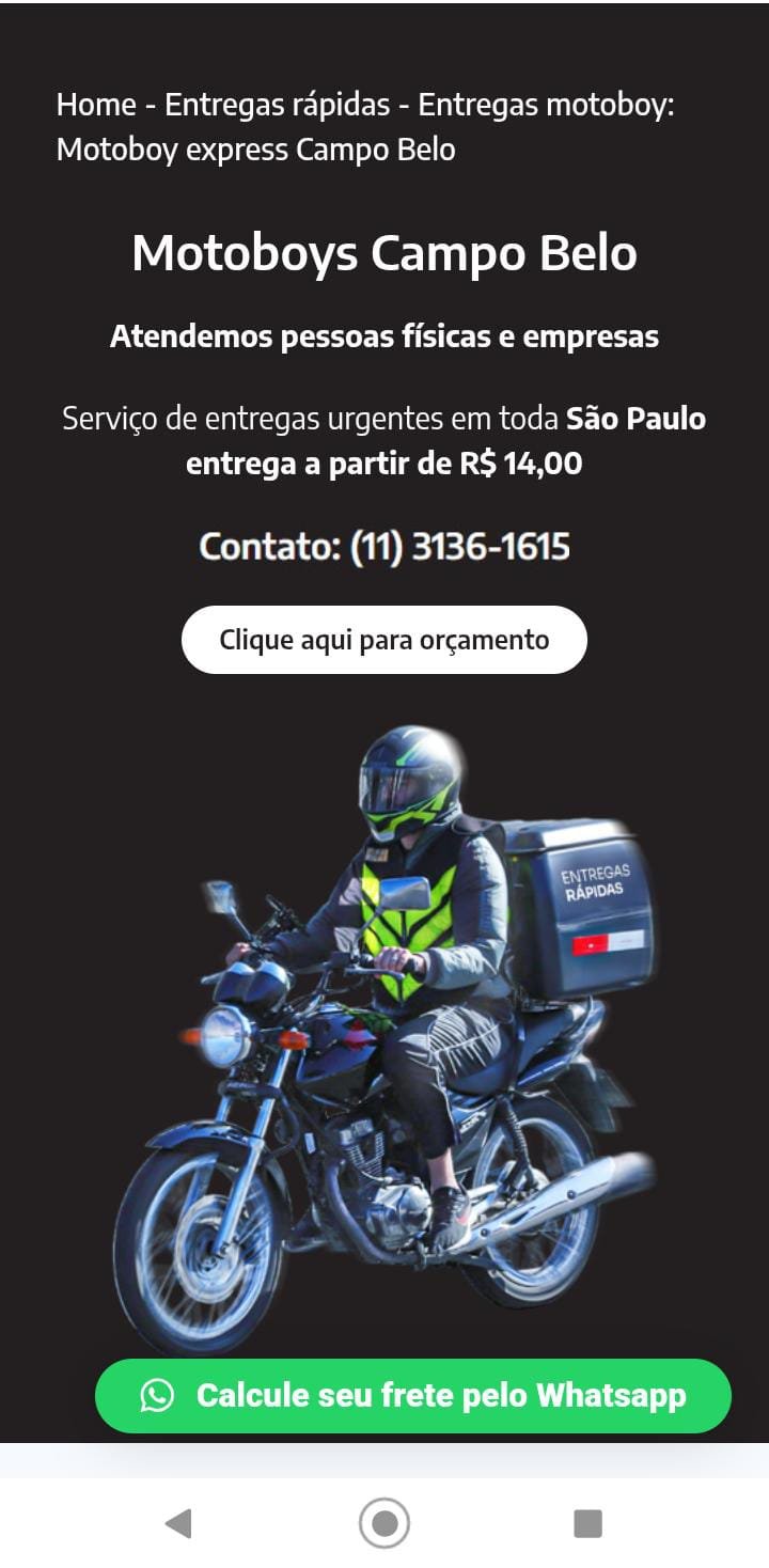 Motoboy Entregas Rapidas
