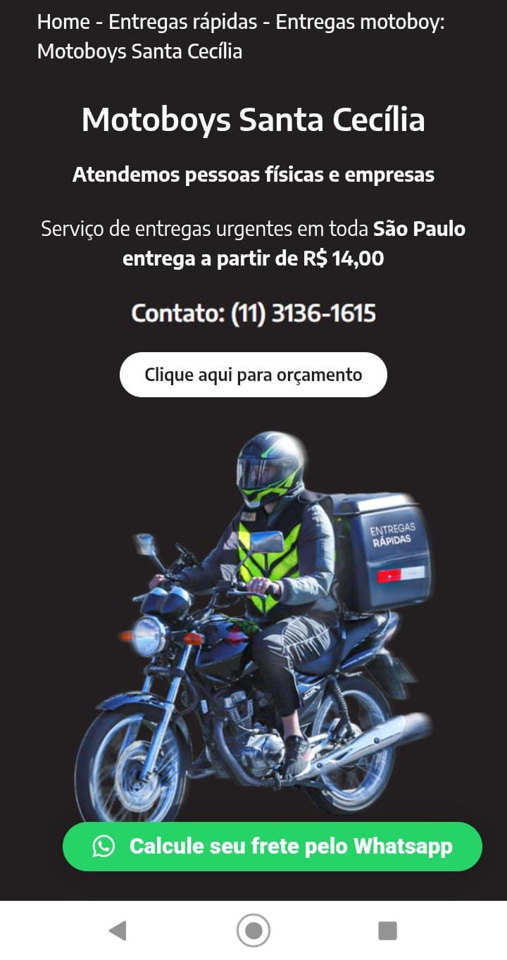 Motoboy Entregas Rapidas