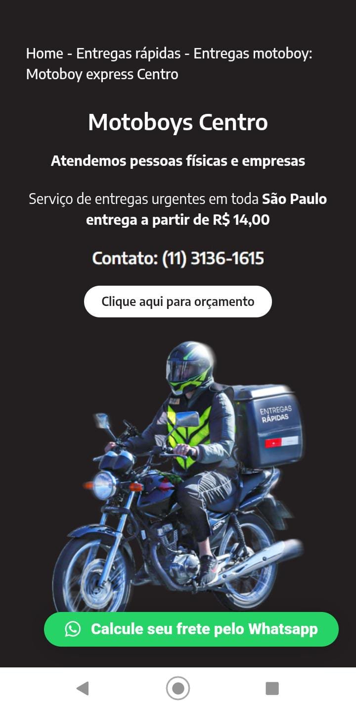 Motoboy Entregas Rapidas