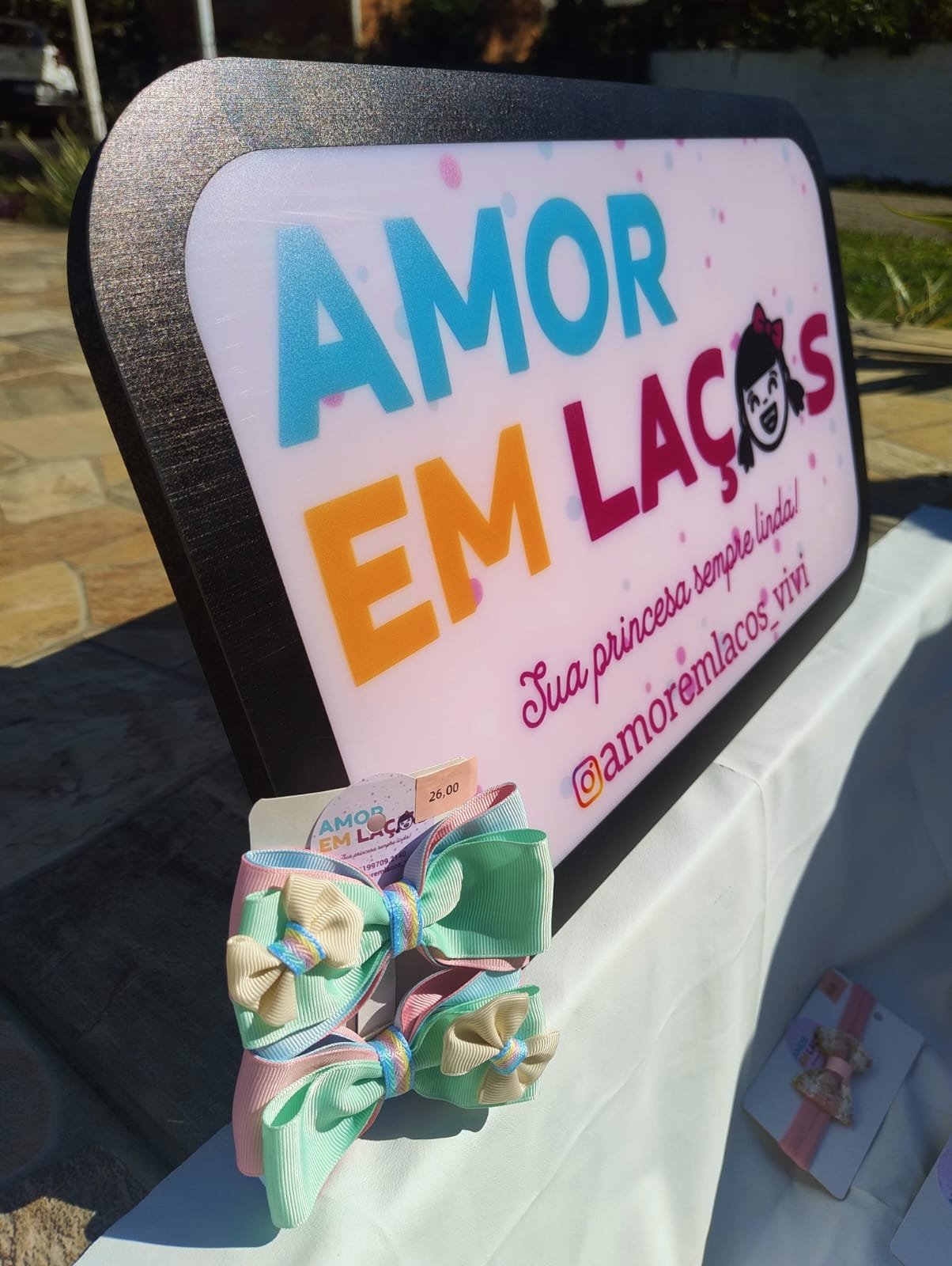 Amor em Laços – Laços da Vivi | Artesanato | Tiaras | Laços Personalizados em Nova Santa Rita