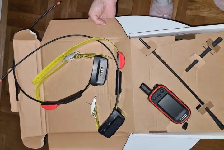 Novos dispositivos Garmin Alpha 100, 200, 300, PDAs/ Garmin Astro 64s, 320, 430, 900 (dispositivos portáteis) e coleiras TT 15 MINI, etc.