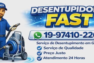 Desentupidora no Mansões Santo Antônio em Campinas 19-97410-2260