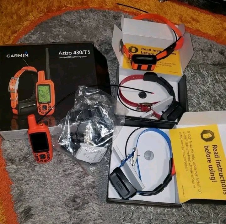 Novos dispositivos Garmin Alpha 100, 200, 300, PDAs/ Garmin Astro 64s, 320, 430, 900 (dispositivos portáteis) e coleiras TT 15 MINI, etc.