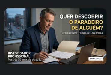 Especialista em busca por pessoas desaparecidas