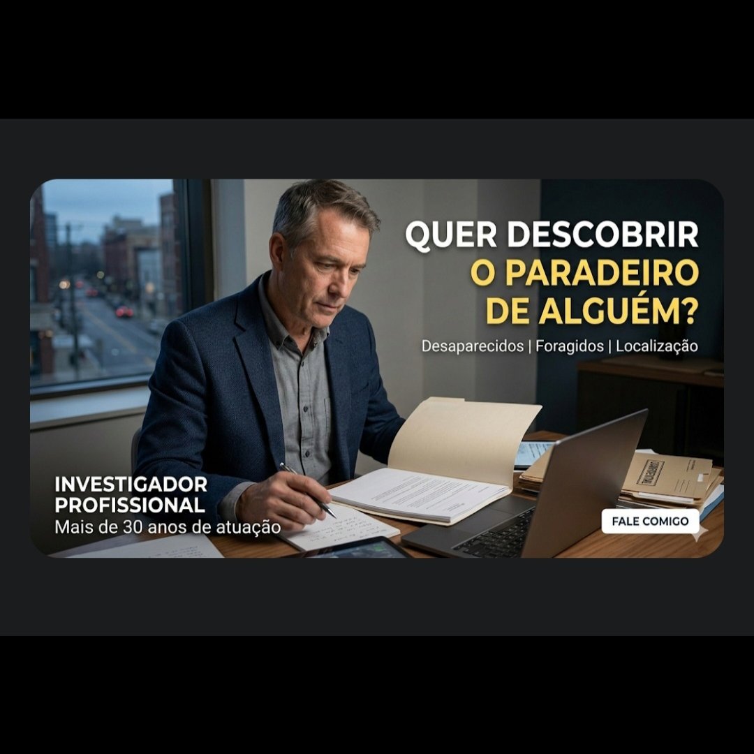 Especialista em busca por pessoas desaparecidas