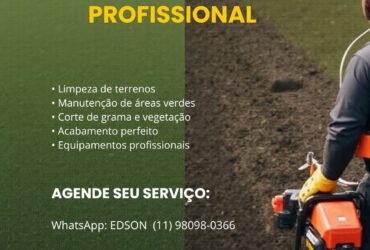 Serviço de Roçagem Profissional