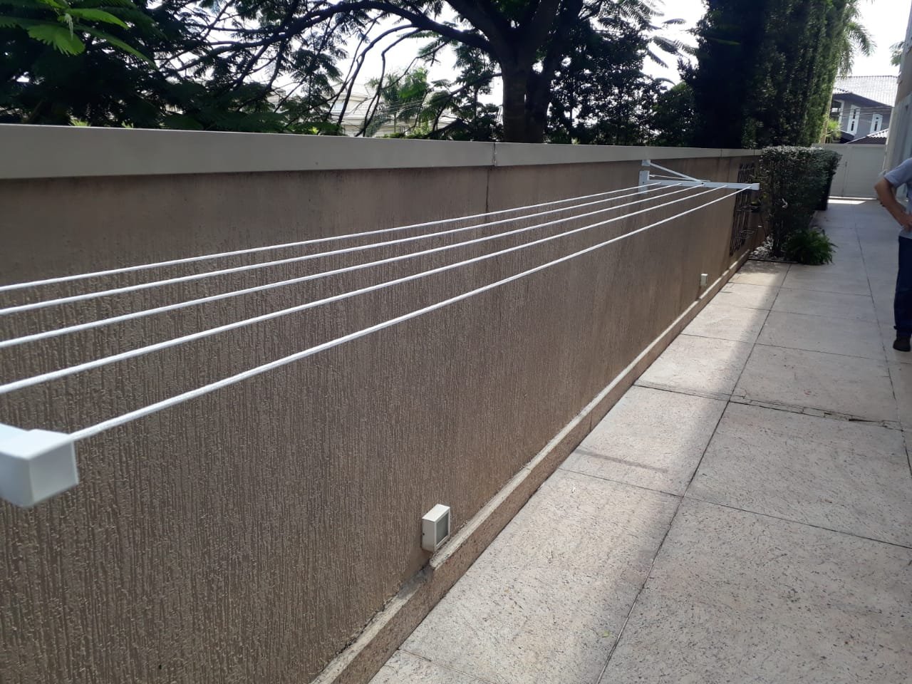 Instalação de Varal de Teto