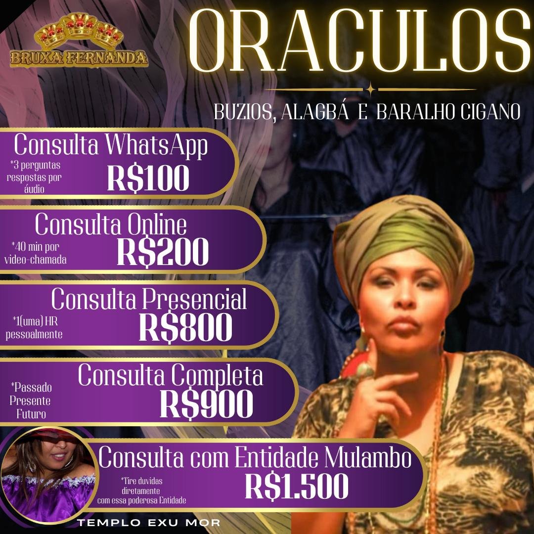 Bruxa Fernanda – Magia Negra e Amarrações