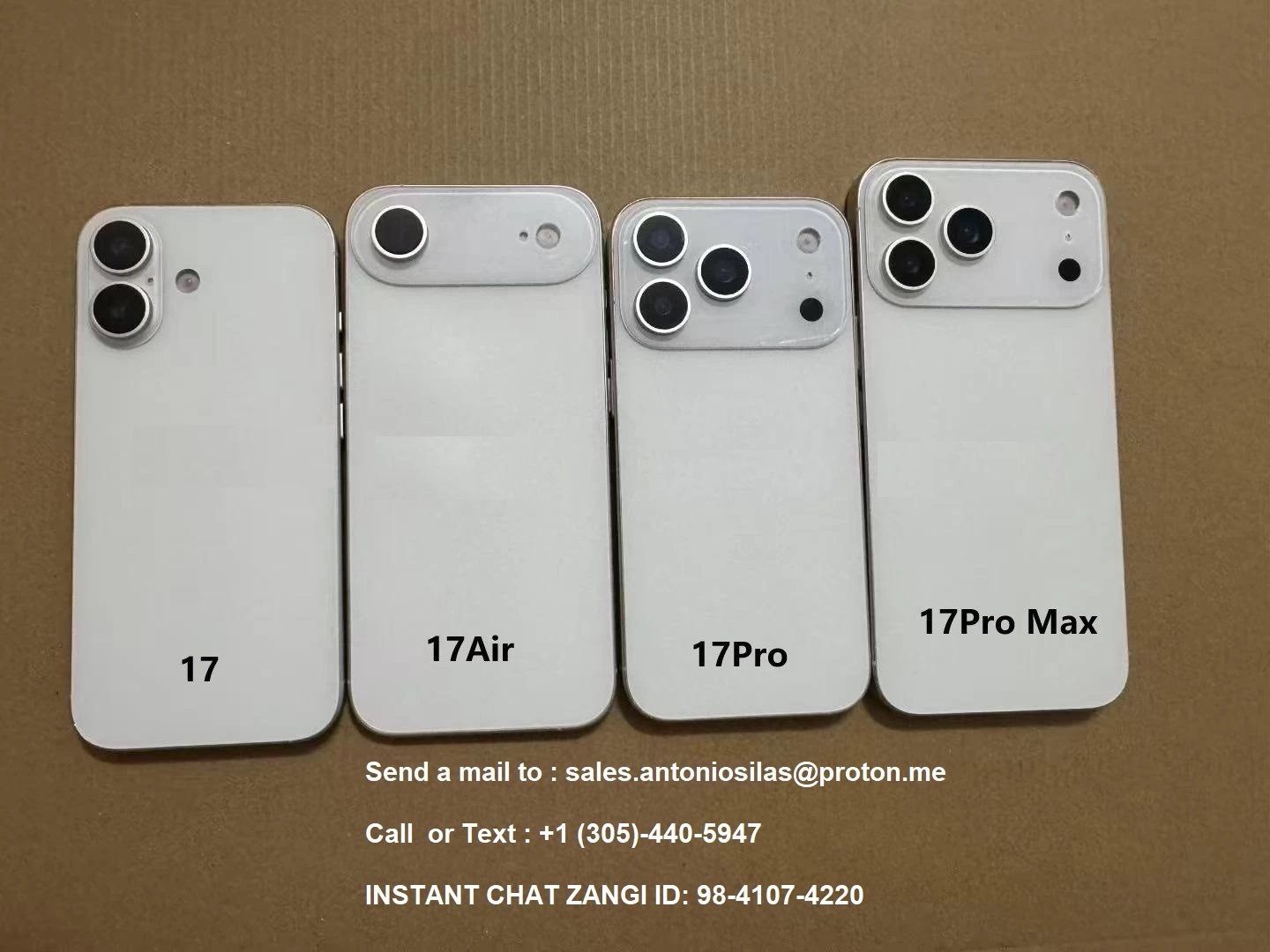 Apple iPhone 17 Pro Max 256GB (100% Batt)