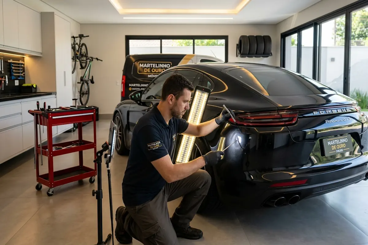 Bateram a Porta do Seu Carro? Martelinho de Ouro Delivery SP – Devolvemos a Originalidade Já
