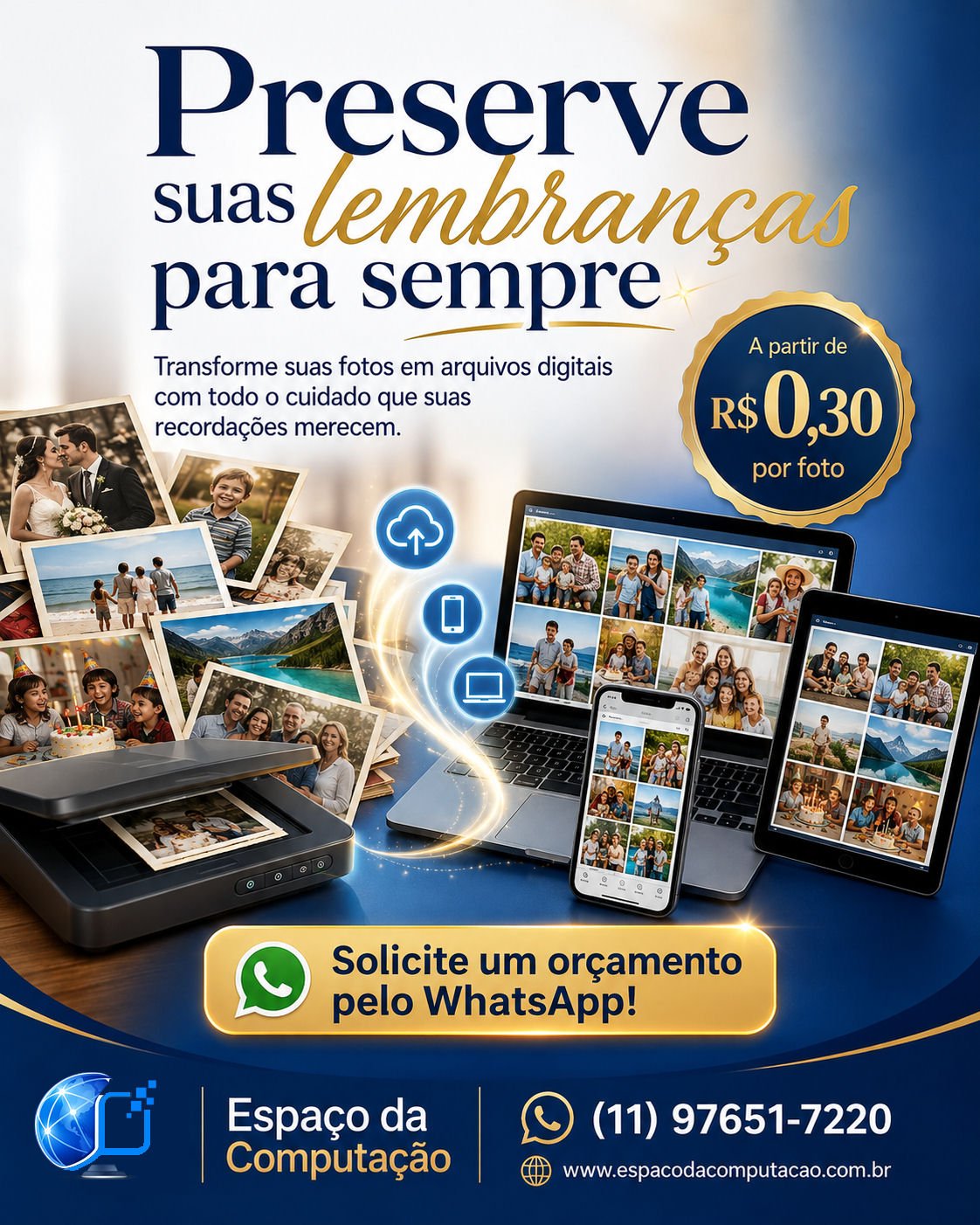 Digitalização de Fotos no Ipiranga – São Paulo