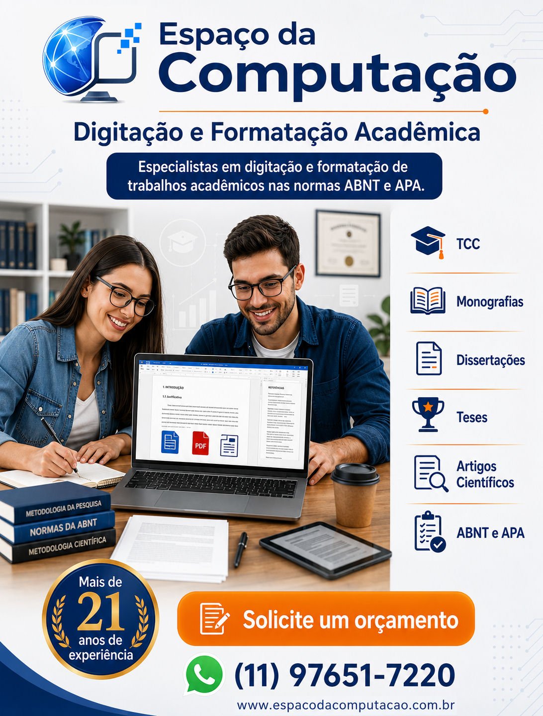 Formatação de Trabalhos Acadêmicos | ABNT, APA e Normas da sua Instituição